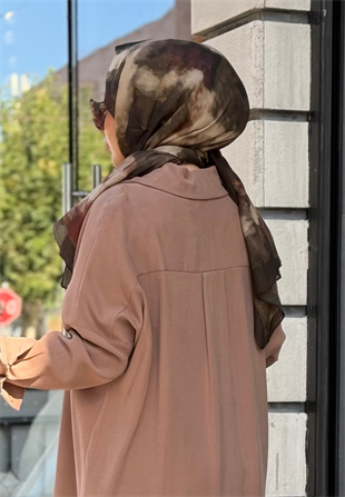 Batik Kahve Rami Şal