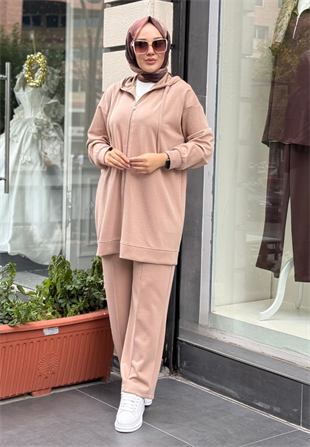 Bej Pırıltı Modal Takım