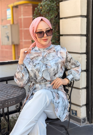 Somon Ebru Gömlek