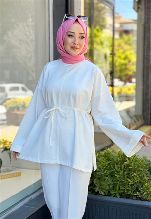 Ekru Basic Sweat