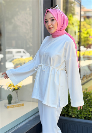 Ekru Basic Sweat