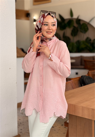 Elif Uçuk Pembe Gömlek