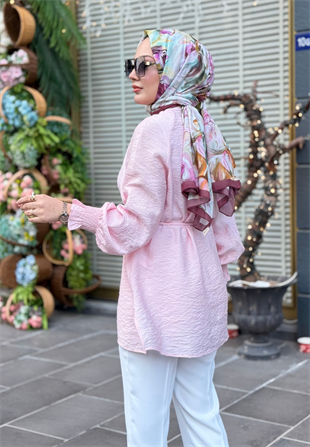 Elsa Uçuk Pembe Gömlek