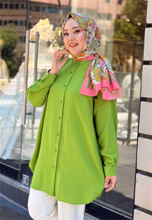 Fıstık Damla Gömlek