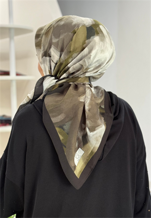 Gardenıa Siyah Viscon Eşarp