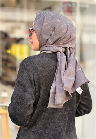 Gri Lavia Şal 