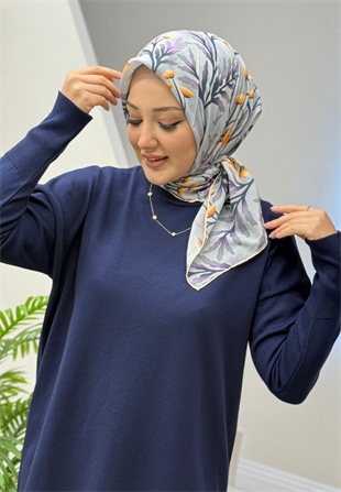 Gümüş Nancy Organik Eşarp 