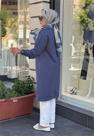 İndigo Sarmaşık Sweat