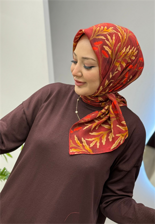 Kiremit Nancy Organik Eşarp 