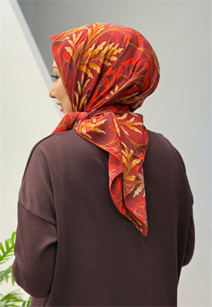 Kiremit Nancy Organik Eşarp 