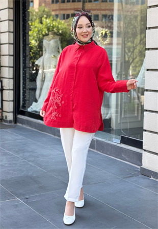 Kırmızı İsra Gömlek