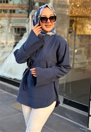 Lacivert Mira Tunik