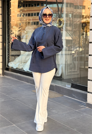 Lacivert Mira Tunik