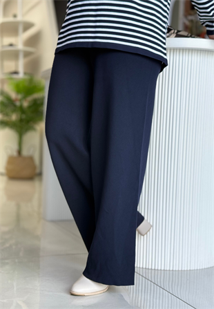Lacivert Triko Pantolon