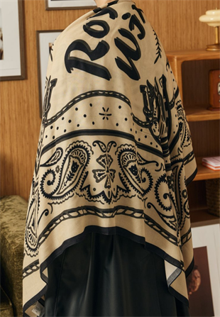 Maison Bej Omuz Şal