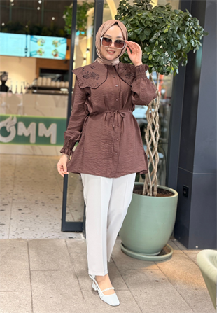 Manolya Acı Kahve Gömlek