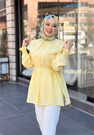 Manolya Sarı Gömlek