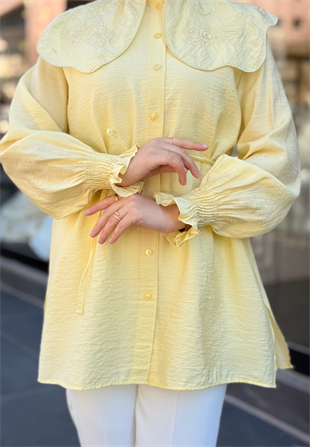 Manolya Sarı Gömlek