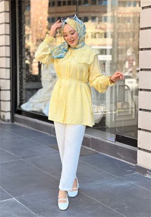 Manolya Sarı Gömlek