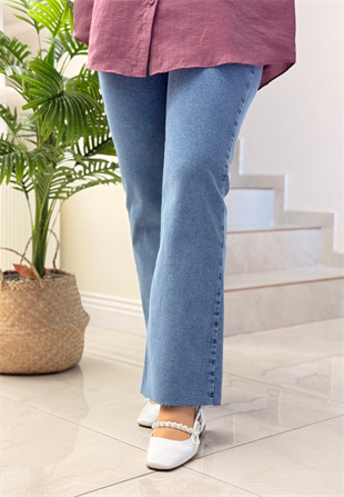 Mavi İspanyol Denim