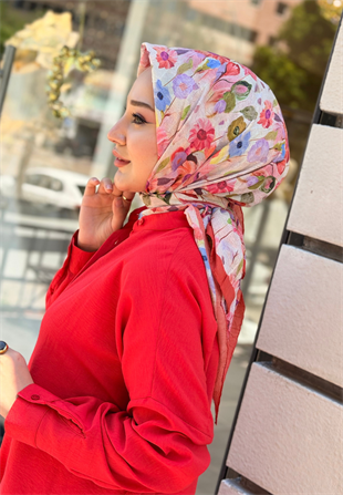 Mercan Floren Soft Eşarp