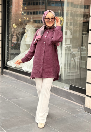 Mürdüm Ceylin Gömlek