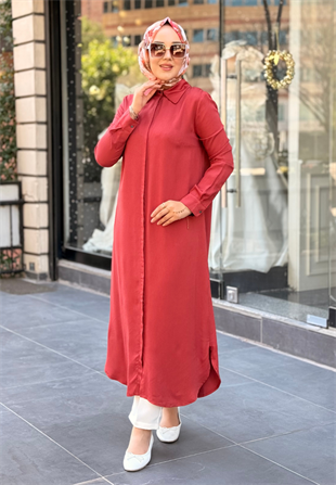 Nar Çiçeği Felli Tunik