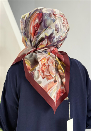 Nerıssa Bordo Viscon Eşarp