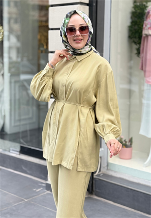 Olive Yırtmaç Detaylı Takım