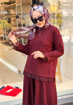 Pelin Bordo Sweat