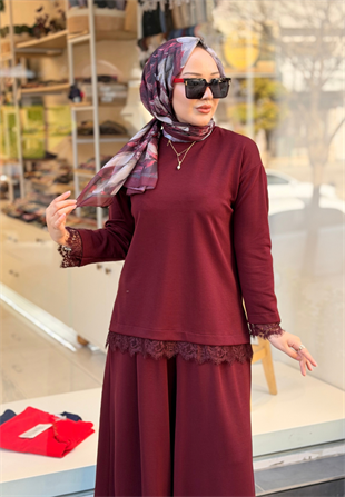 Pelin Bordo Sweat