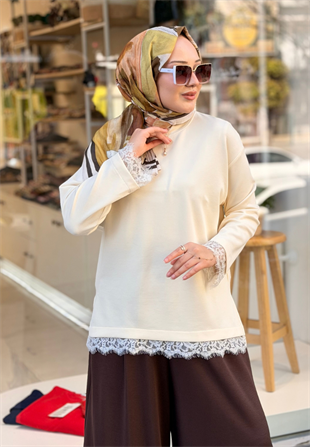 Pelin Tereyağ Sarısı Sweat