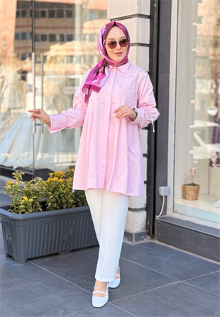 Pembe Perry Gömlek
