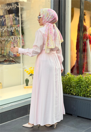 Şeker Pembe Eliza Elbise