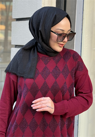 Siyah Bambu Şal