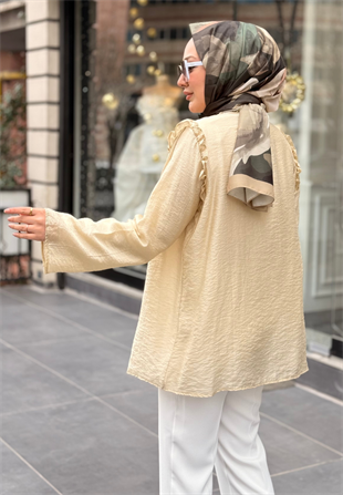 Tereyağ Sarısı Lina Kimono