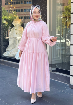Uçuk Pembe Fresh Elbise