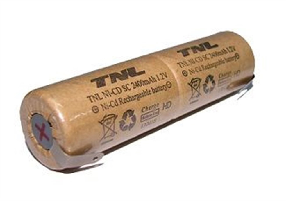 TNL 2.4v 2400mAH 2li Ucuca Ni-CD Şarjlı Süpürge Pili