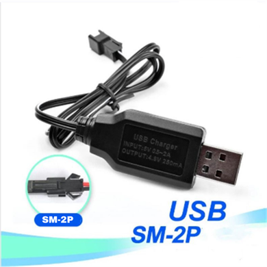 6V Oyuncak Araba için USB Siyah Soketli Şarj Cihazı