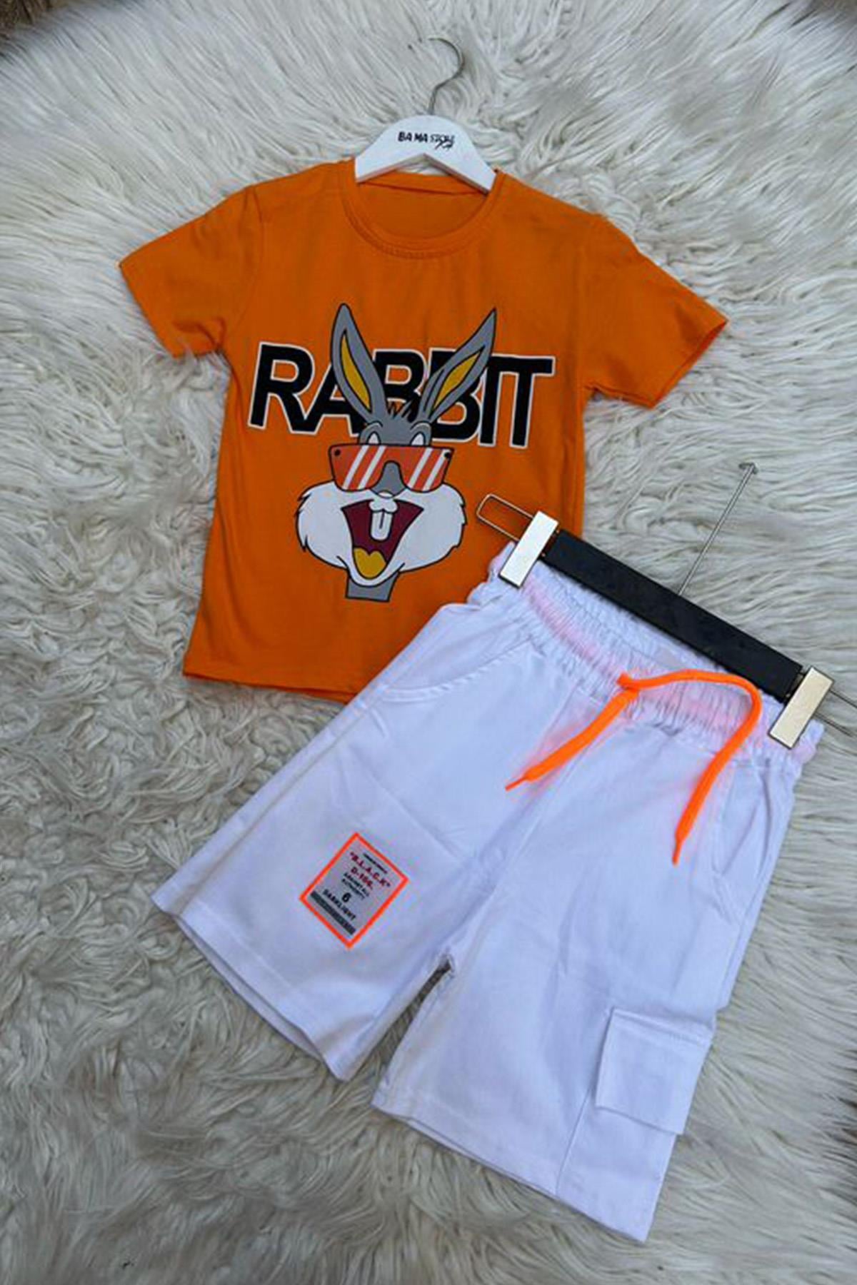 Bugs Bunny Şort Takım Turuncu 