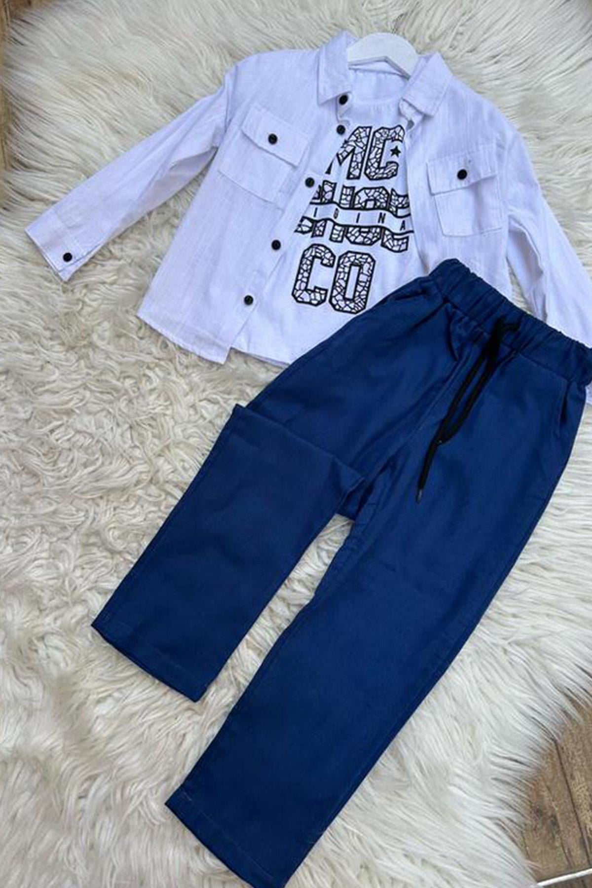 MC 3lü Takım Beyaz