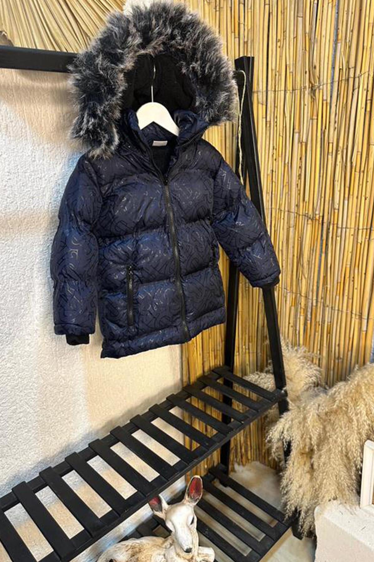 Şişme Mont Lacivert 