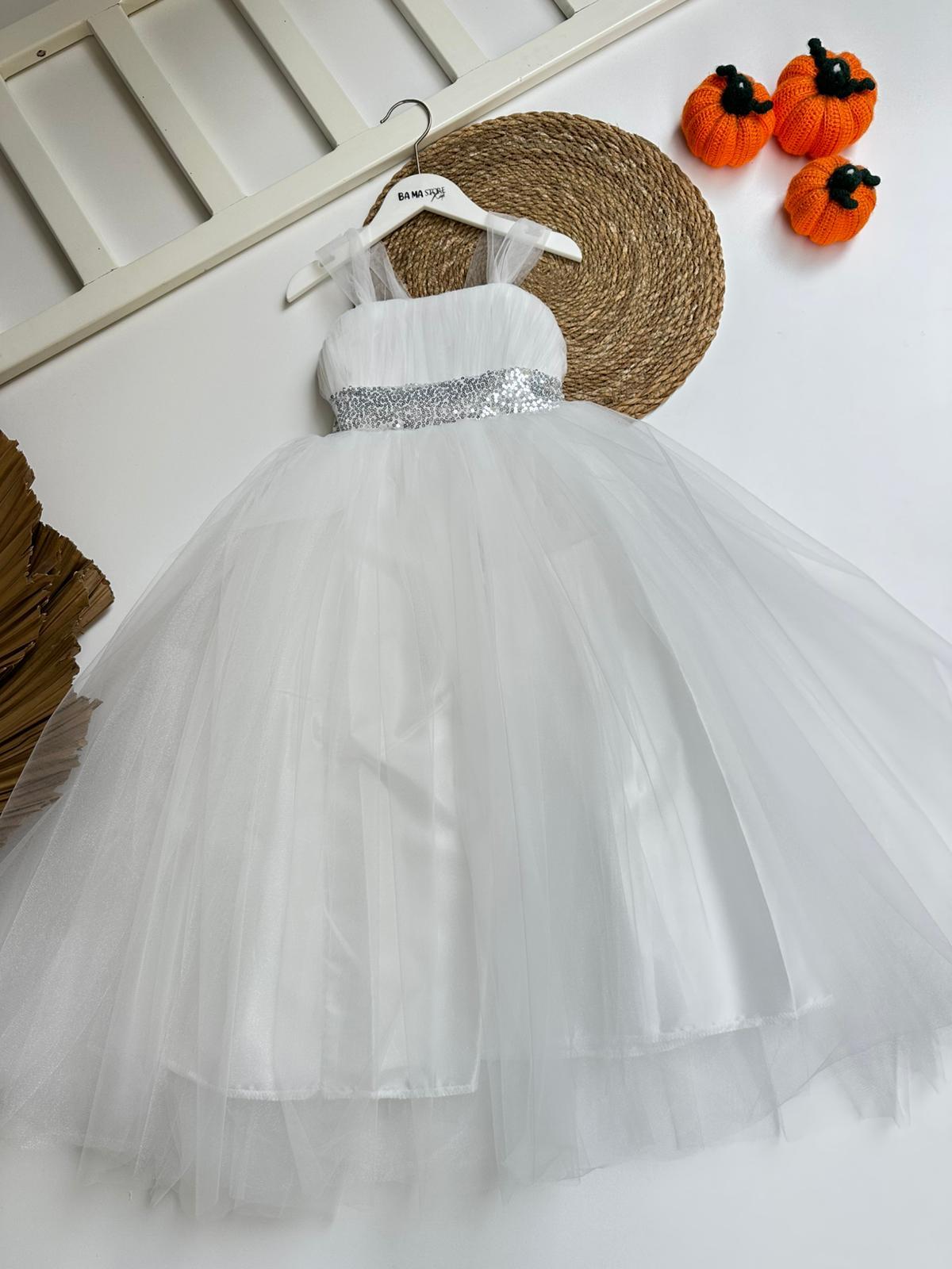 Tütü Abiye Elbise Beyaz