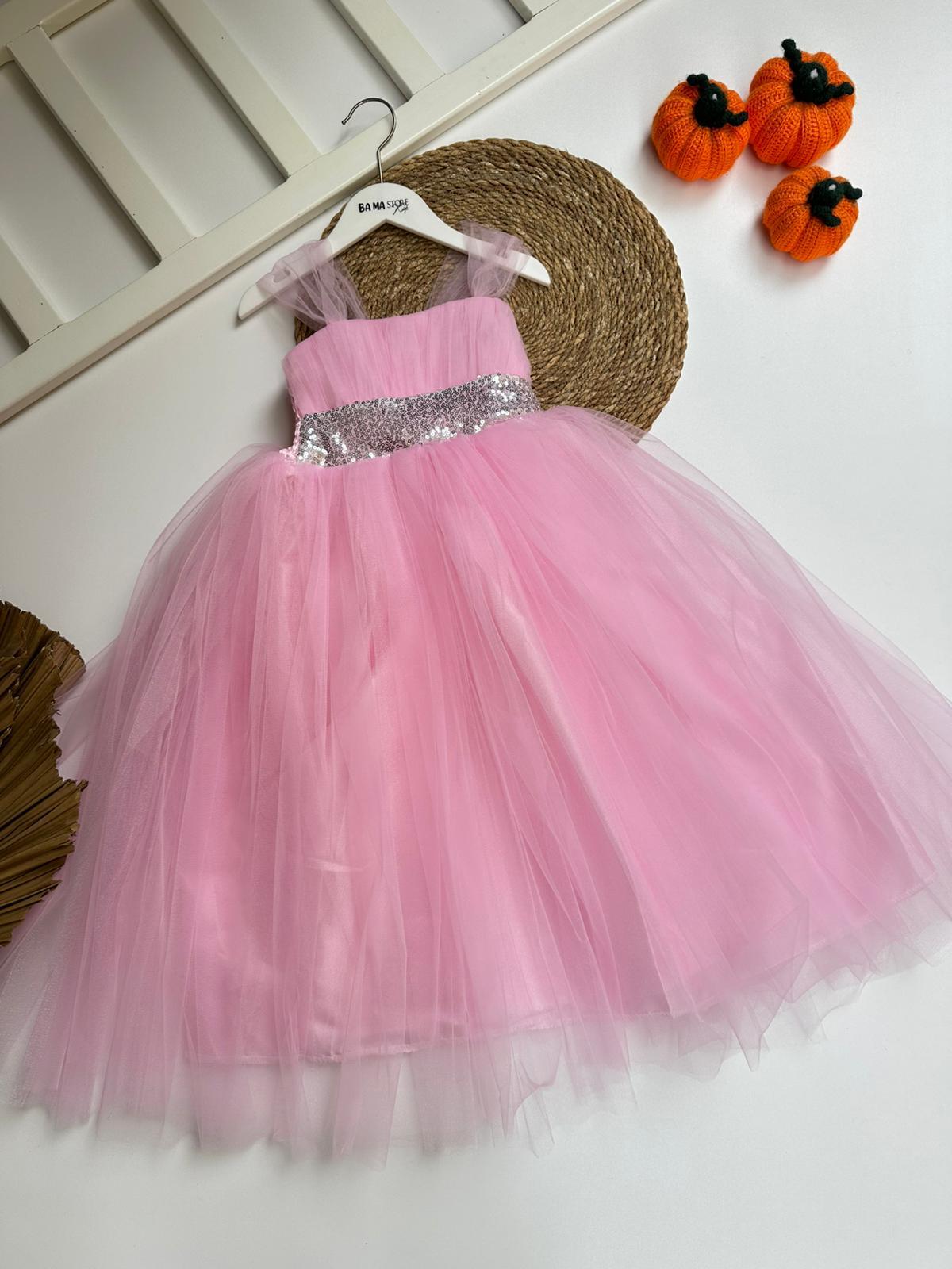 Tütü Abiye Elbise Pembe