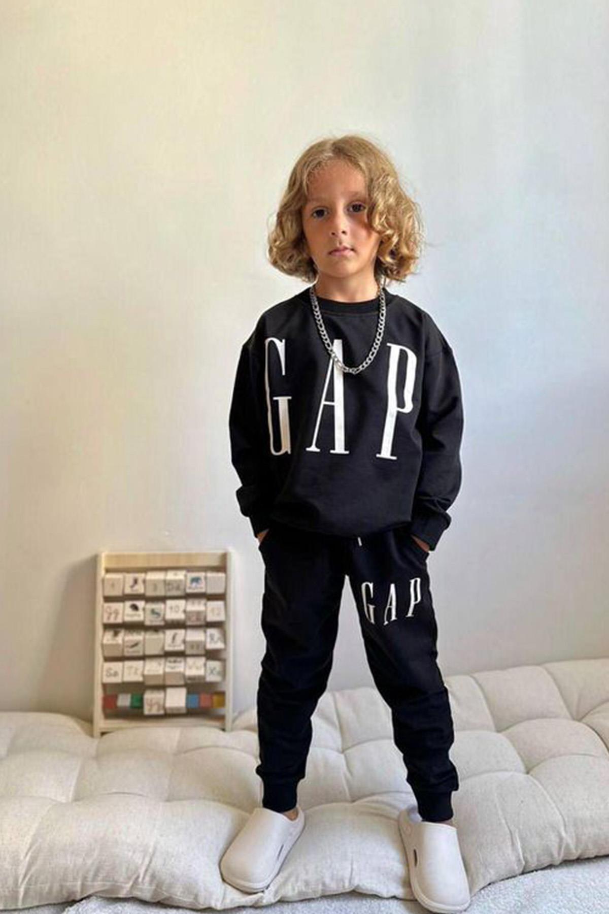 3 İplik Unisex Eşofman Takım Siyah