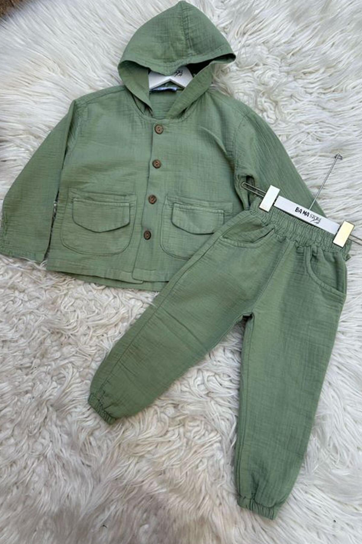 Keten Kapüşonlu Takım