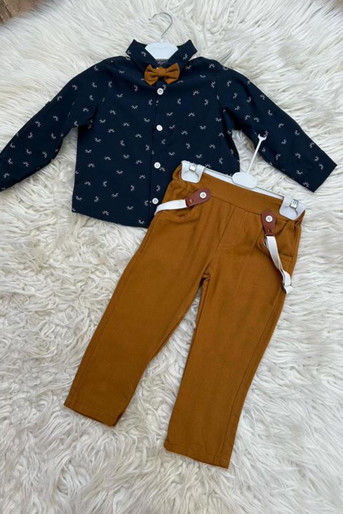 Papyonlu Desenli Takım Laci