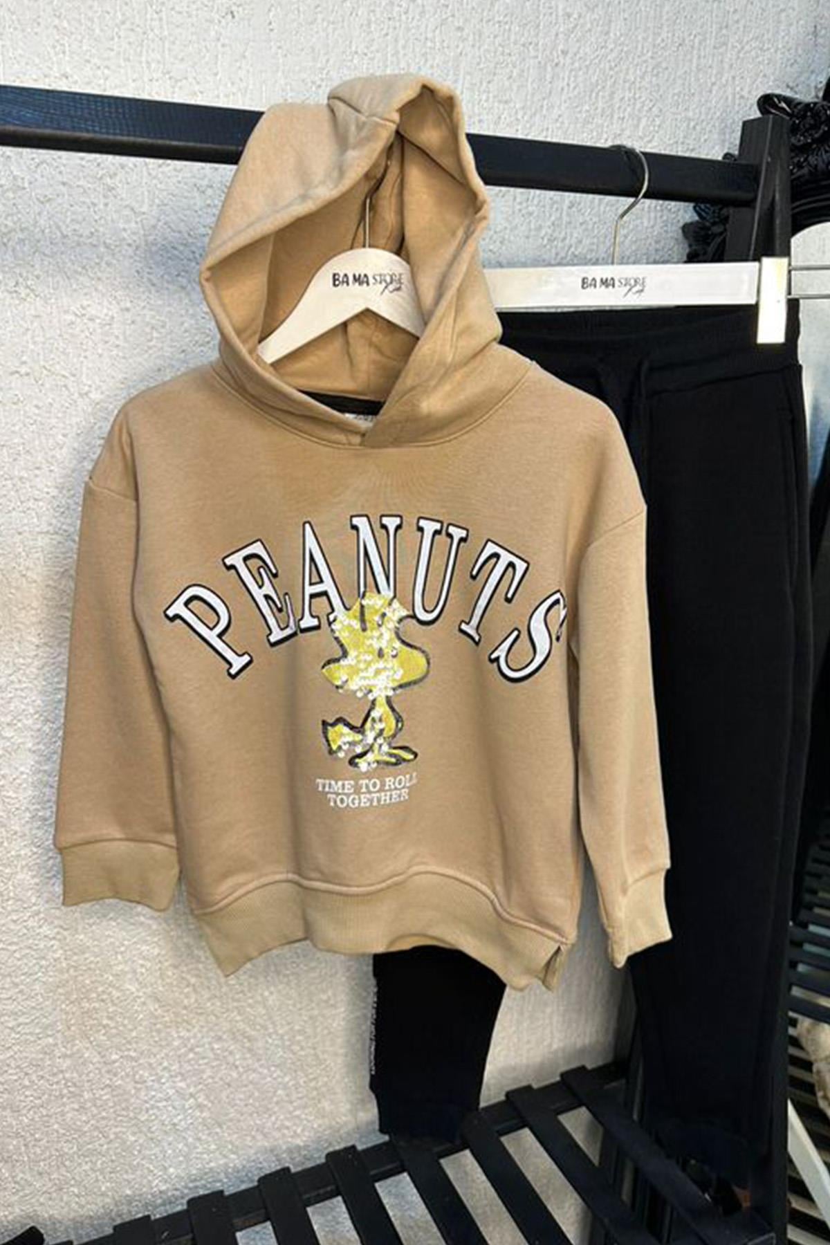 Peanuts Kapüşonlu Sweatshirt