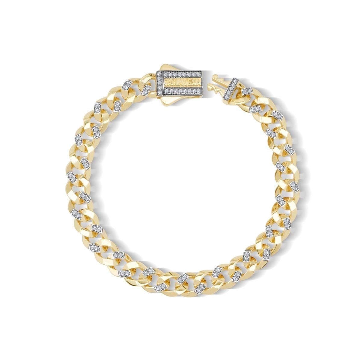 7mm Piramit Taşlı Altın Gurmet Set