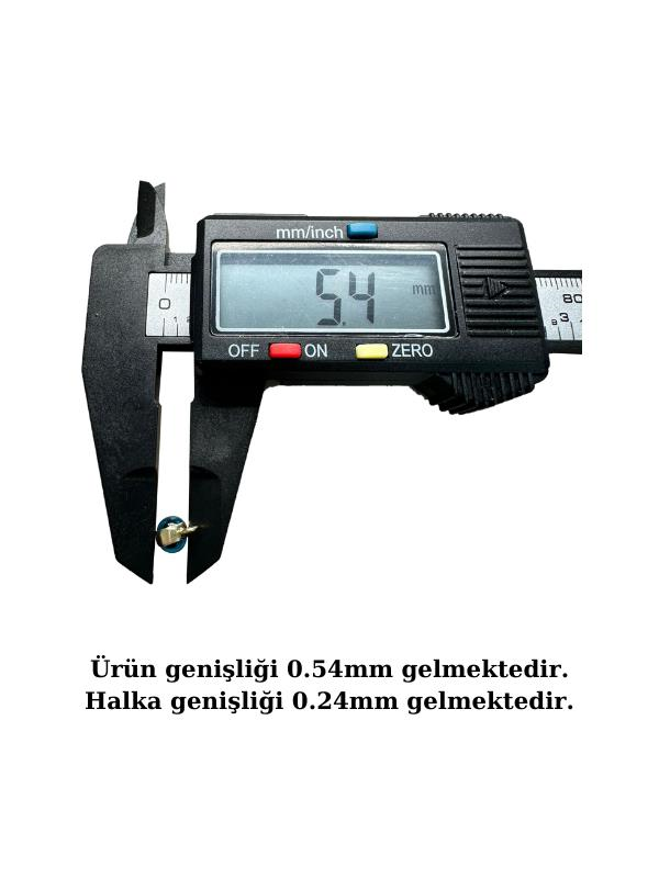 Altın Nazar Boncuklu Kolye Ucu